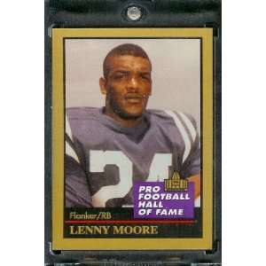  1991 ENOR Lenny Moore Football Hall of Fame Card #102 