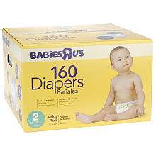 Babies R Us 160 Ct Ultra Value Box Diapers   Size 2   Babies R Us 