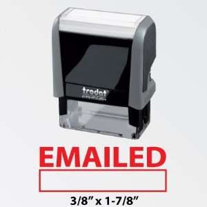  EMAILED Self Inking Ideal 4912 stamp, Red Ink by Advantage 