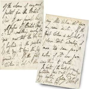  Sydney Dobell English Poet Authentic Autographed Hand 