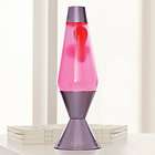 Brookstone 27 Grande Lava Lamp Pink Purple  