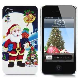  Merry Christmas Hard Plastic Case (Santa Claus & Moon) For 