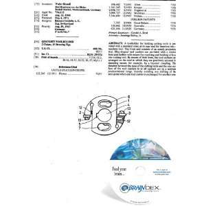  NEW Patent CD for QUICKSET TOOLHOLDER 
