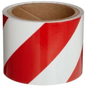   Sheeting, Red And White Color Reflective Stripes, Checks And Color