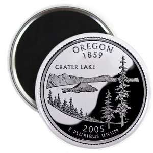  OREGON State Quarter Mint Image 2.25 inch Fridge Magnet 