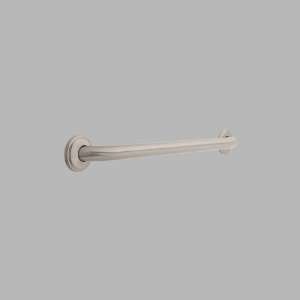  Delta Commercial 41224 SN 1 1/4 X 24 Grab Bar With Decorative 