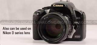 AF Confirm Nikon G AF S AI F Lens to Canon EOS EF Mount Adapter 600D 
