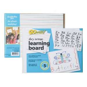  Gowrite Dry Erase 2 Sided Learning Boards, 8.25 X 11 