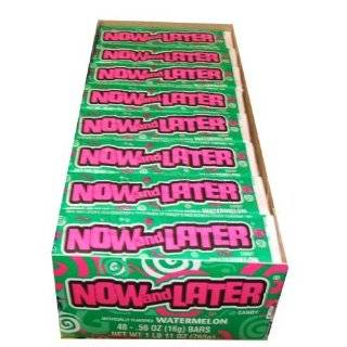 Now and Later Tropical Punch Flavored Candy Forty Eight 4 Piece Bars 