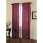 Jaclyn Smith Today Wine Crushed Voile Window Panel