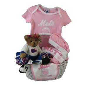    New York Mets Baby Girl Basket ***HOME RUN 