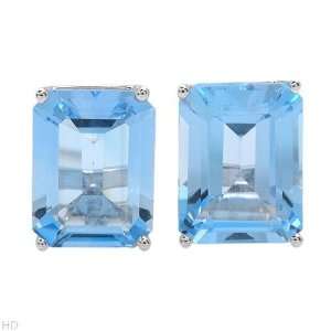 Pleasant Brand New Earrings With 4.80Ctw Genuine Topazes Beautifully 