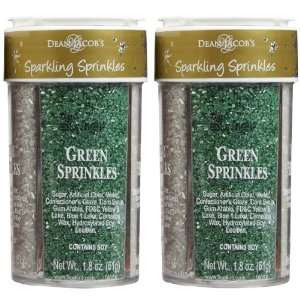 Dean Jacobs Sparkling Sprinkles, Lg, 7.2 oz, 2 pk  