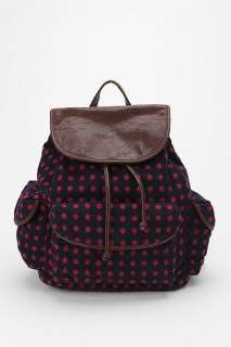 UrbanOutfitters  Kimchi Blue Polka Dot Drawstring Backpack