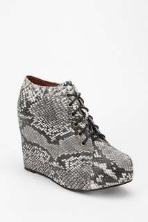 UrbanOutfitters  Jeffrey Campbell 99 Tie Snake Wedge