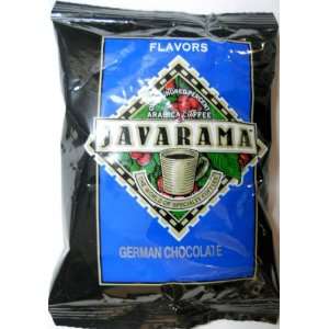  JAVARAMA 100% Arabica Coffee German Chocolate Flavor 6 x 2 