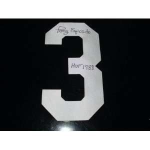 Tony Esposito Autographed Uniform   Number HOF 88   Autographed NHL 
