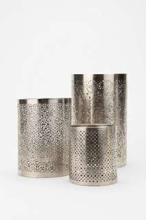 Punched Metal Votive Candle Holder   Urban Outfitters