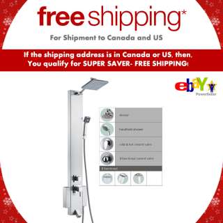 Stainless Steel Shower Spa Panel Multi Function Spa 1  