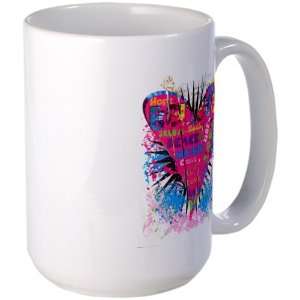  Large Mug Coffee Drink Cup Hope Joy Believe Heart 
