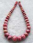 Pink Chrysocolla Graduated Roundel Beads 20mm 16  