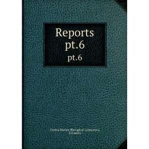  Reports. pt.6 Colombo Ceylon Marine Biological Laboratory Books