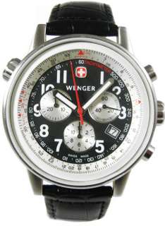 WENGER Swiss Army Mens Commando SR Chrono Watch PRE OWNED  