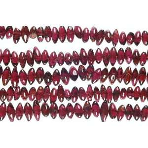  Plain Garnet Centrally Drilled Drums   