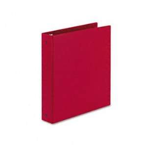  Economy Round Ring Reference Binder, 1 1/2 Capacity, Red 