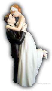 True Romance Couple Figurine Wedding Cake Topper  
