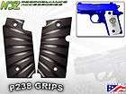 For SIG SAUER P238 .380 Custom Billet Grips Sunburst Bk