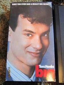 RARE Video Big VHS 1988 89 Tom Hanks Elizabeth Perkins Robert Loggia 