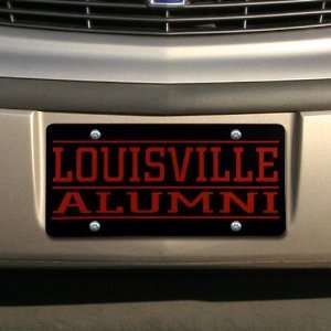  NCAA Louisville Cardinals Black Mirrored Alumni License 