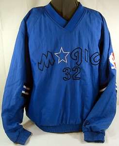 ORLANDO MAGIC #32 SHAQ Pullover PRO PLAYER Vintage Jacket (L)  