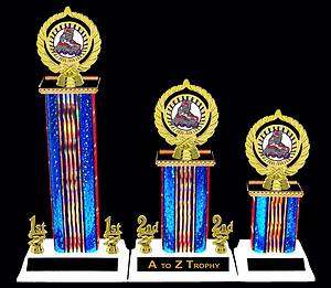   TROPHIES 1st 2nd 3rd ROLLER SKATE HOCKEY TOURNAMENT TROPHY AWARDS