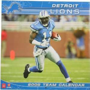  Detroit Lions 2008 Team Calendar