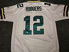 Green Bay Packers Autographed Aaron Rodgers White Jersey