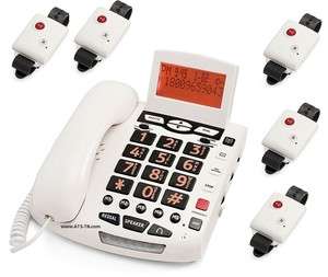 NO FEE MEDICAL ALERT SYSTEM  Pendant+5 Panic Buttons *  