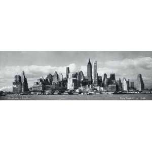  Manhattan Skyline NYC 1940 by Unknown 40x13 Kitchen 