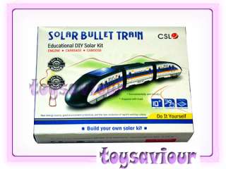 Educational Solar Powered Bullet Train Model Kit  