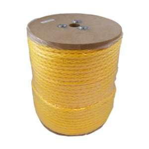  CWC 100110 1/2 Inch Poly Yellow Hollow Braided Rope 500 