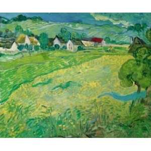 Sonnige Wiese Bel Auvers 1890 Poster Print 