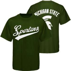  Michigan State Spartans Green Blender T shirt