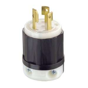 Leviton 3331 C 30 Amp, 125/250 Volt, Locking Plug, Industrial Grade 
