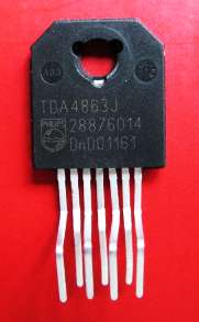 TDA4863, TDA4863J, Vertical Deflection Booster, Philips  
