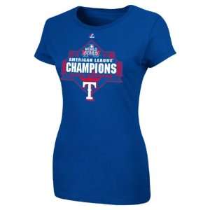  Texas Rangers Womens Majestic 2011 American League 