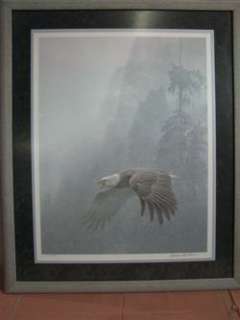 Framed Robert Bateman Eagle Vigilance Limited Edition Print #2214 Mint 