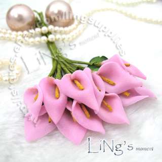 Mini Calla Lily Flower Wedding Favor Decor Scrapbooking  