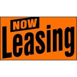  Now Leasing Banner 3 x 5