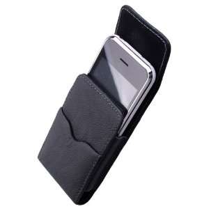 MobiMan® Premium  Apple iPhone 4s Genuine Leather Vertical Punch Case 